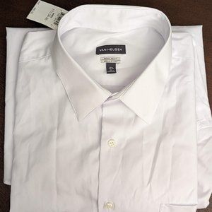 [NEW] Van Heusen Regular Fit Wrinkle Free Dress Shirt 17.5" x 34"/35"